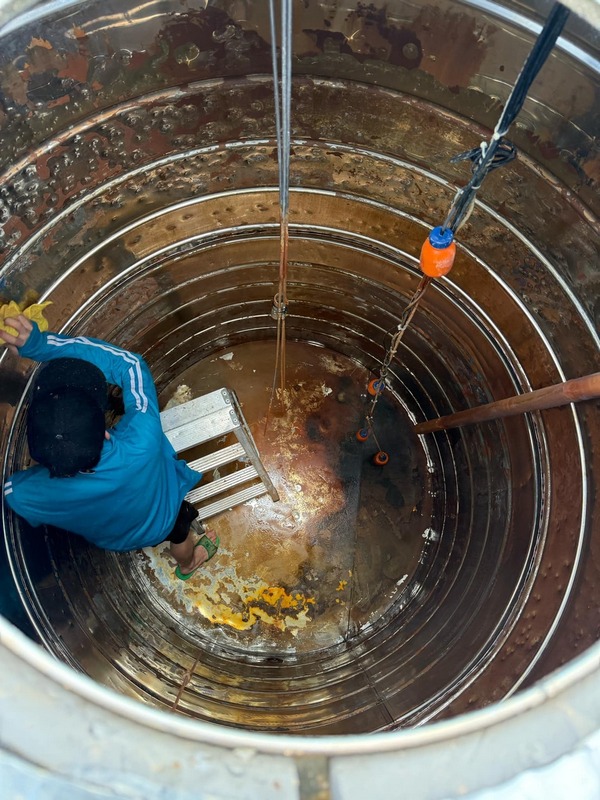 三星湯圍社區自來水塔，溫泉水塔清洗